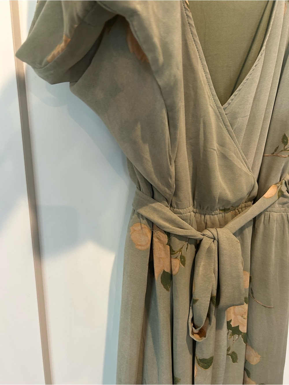 Baltic Born Kia Kimono Maxi Dress in Sage Green - Picture 6 of 11